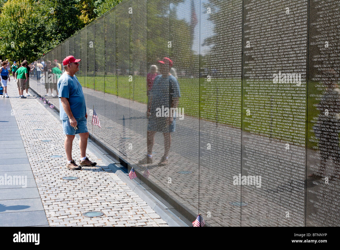 Washington DC - Sep 2009 - Vietnam Veterans Memorial à Washington DC Banque D'Images