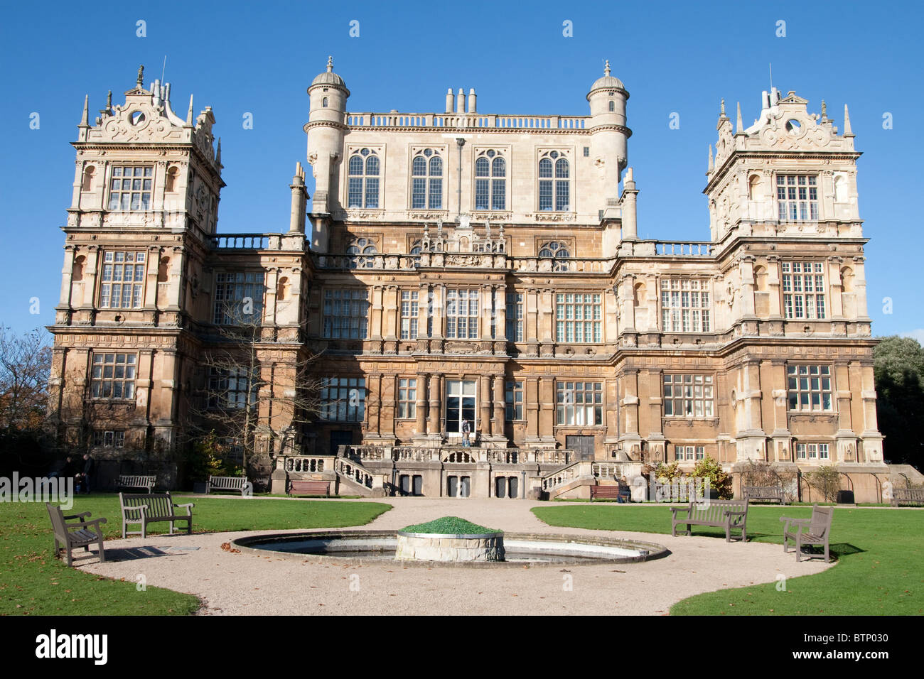 Wollaton Hall à Wollaton Park, Nottingham (Angleterre) Banque D'Images