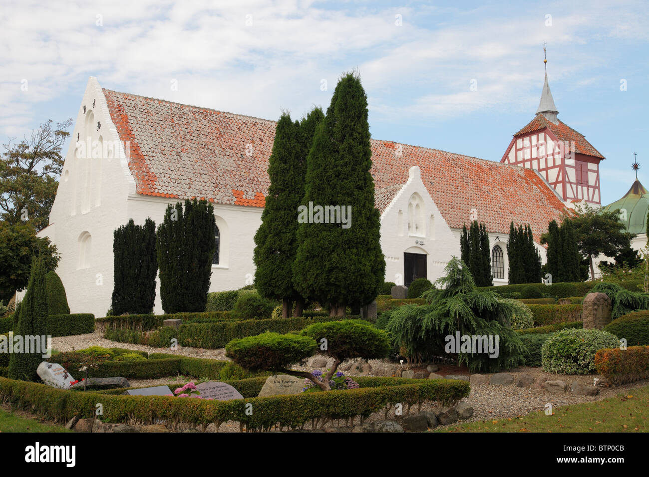 Viby Kirke, Fyn Banque D'Images