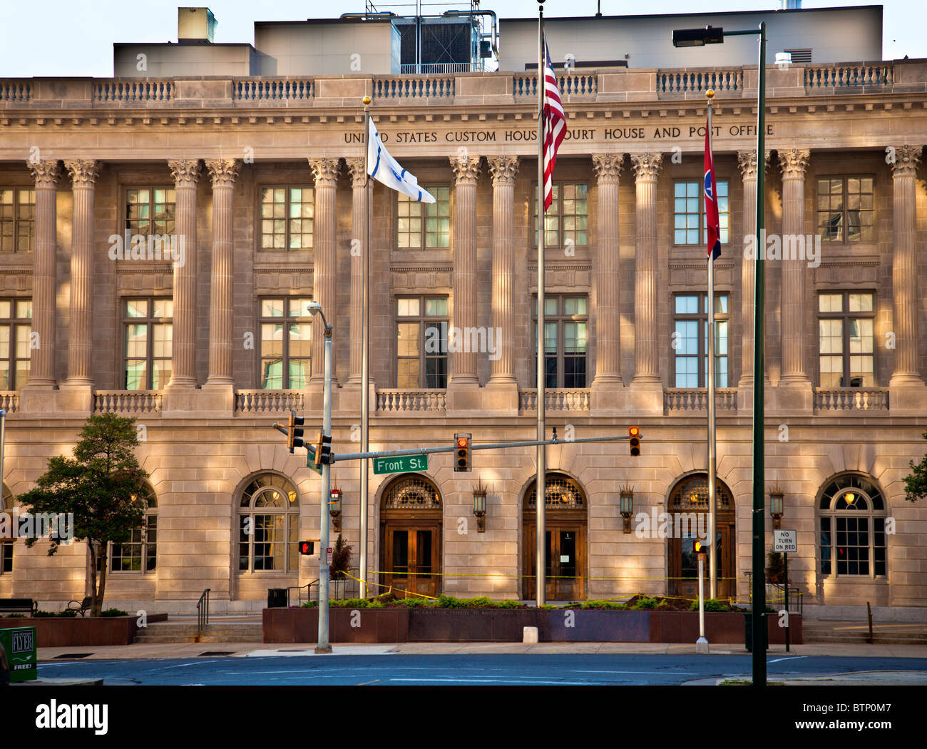 L'ancien palais de Custom House, et du bureau de poste au centre-ville de Memphis, Tennessee, États-Unis, maintenant, le Cecil C. Humphreys School of Law Banque D'Images