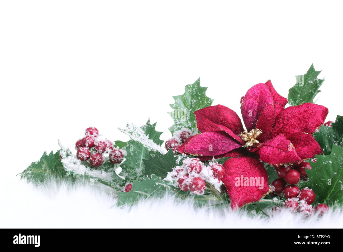 Noël ornement isolé sur fond blanc Banque D'Images