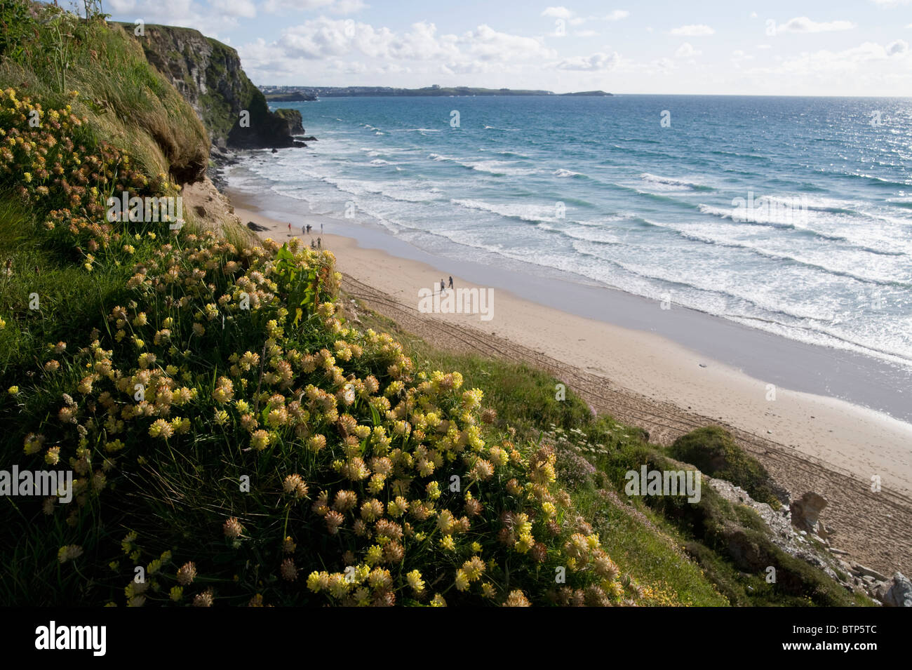 Baie de Watergate, Newquay, Cornwall. Banque D'Images