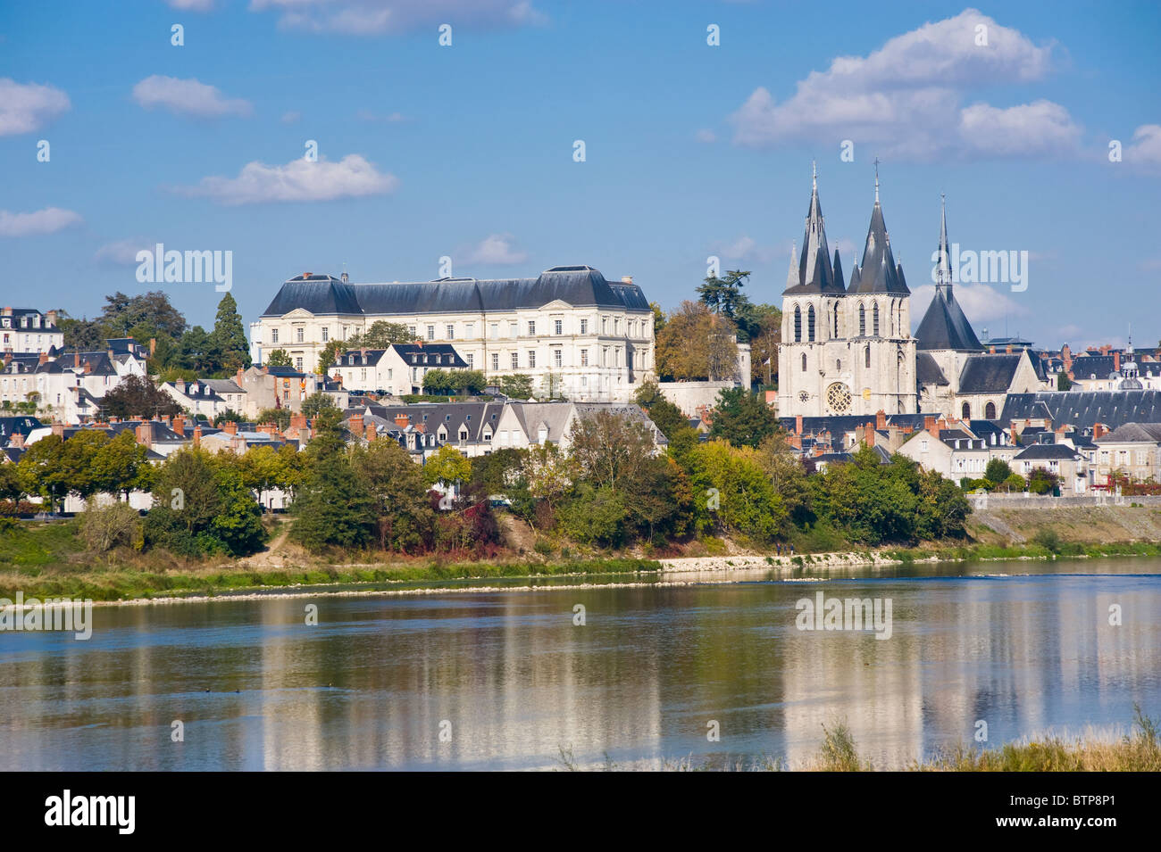 Fleuve Loire, Blois, Touraine, France Banque D'Images