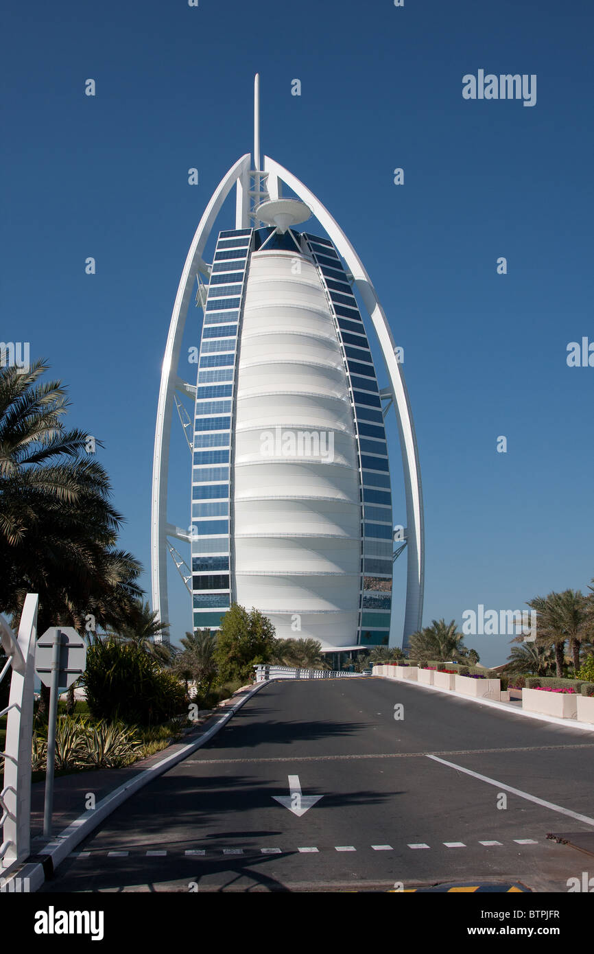 Hôtel Burj al Arab, Dubaï Banque D'Images