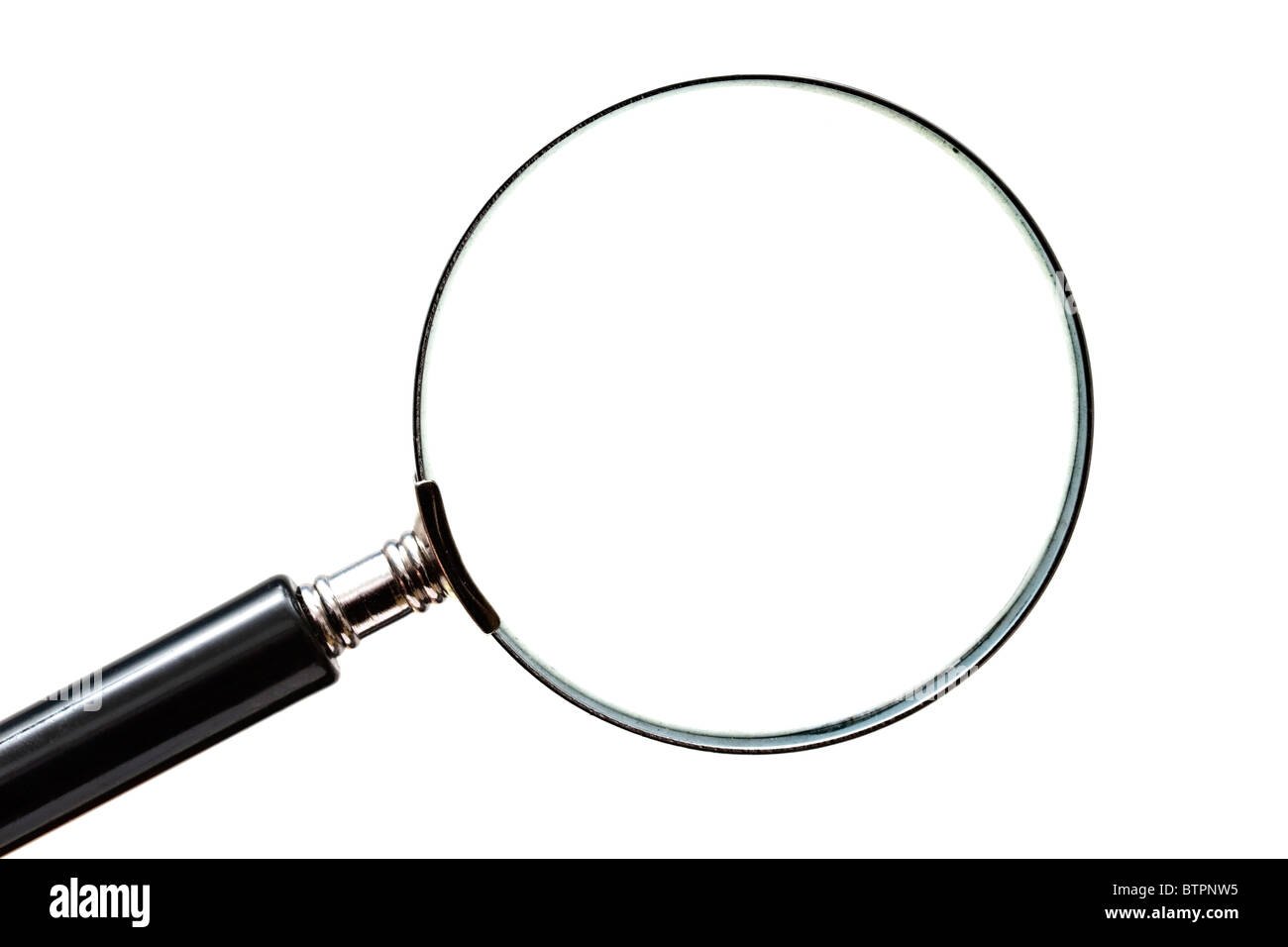 Loupe isolé sur fond blanc Banque D'Images