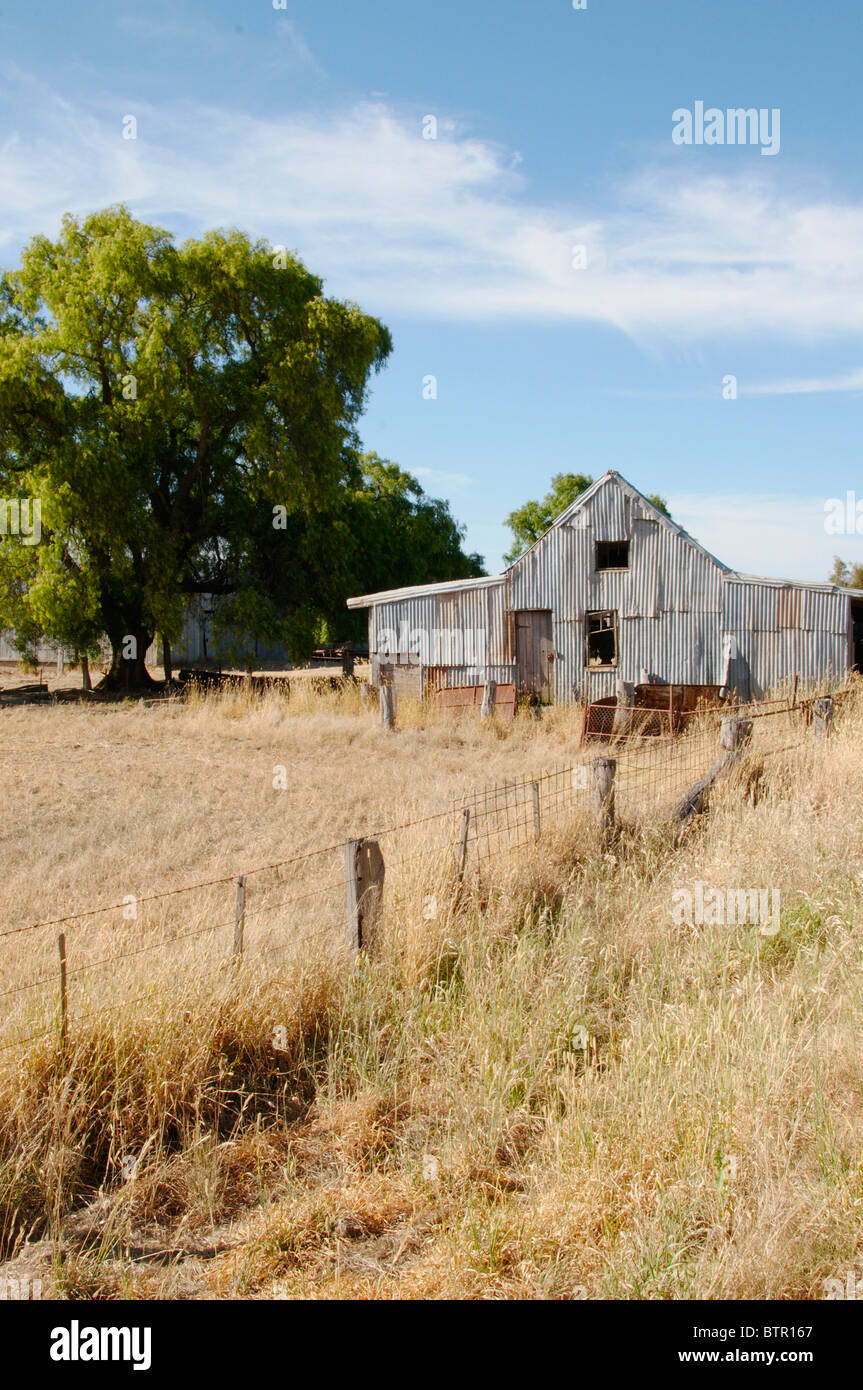 L'Australie, le Centre de Victoria, Campletown, vue de jeter sur paysage rural Banque D'Images