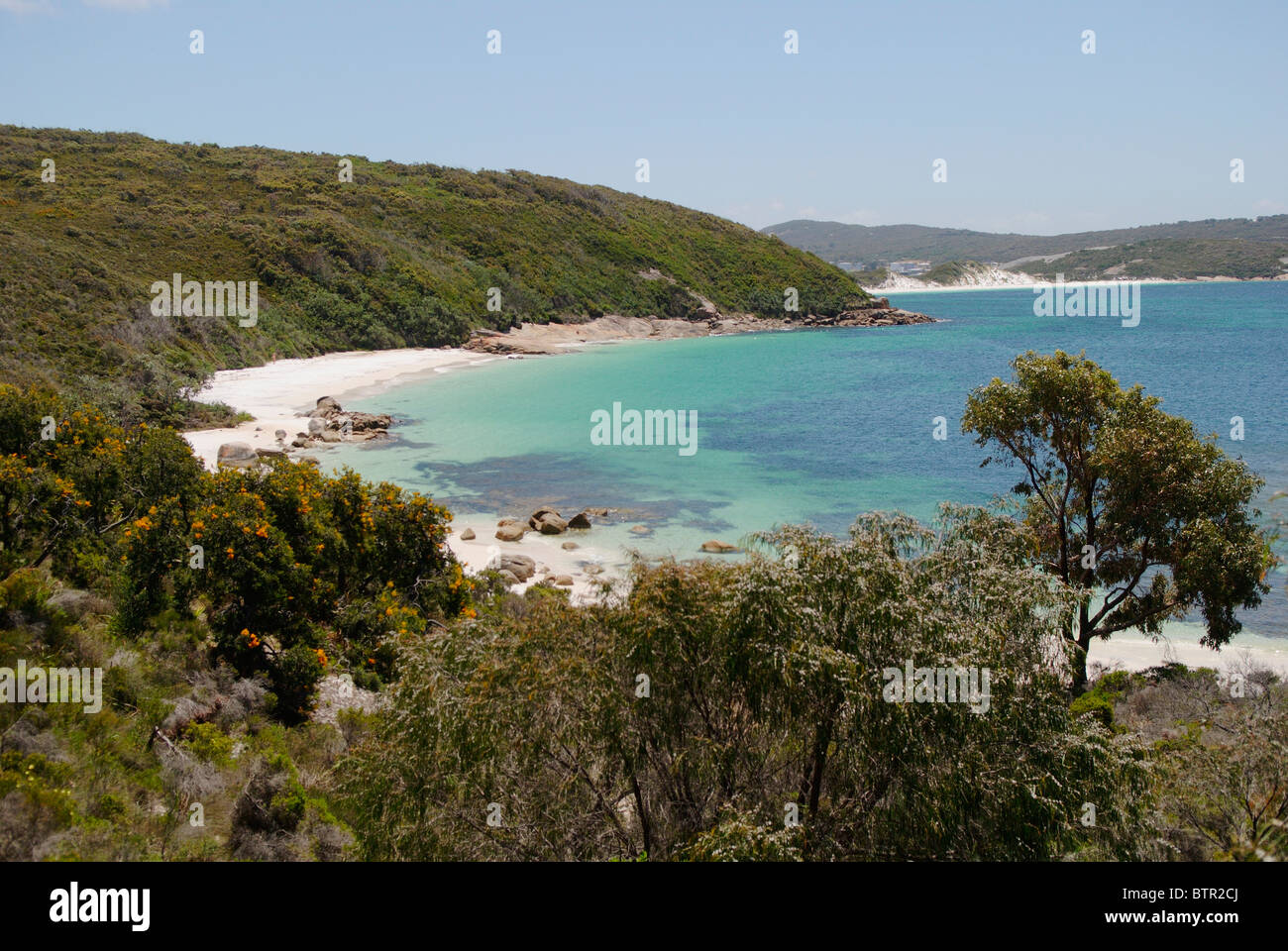 L'Australie, Australie occidentale, Albany, vue sur la plage près de mountain Banque D'Images