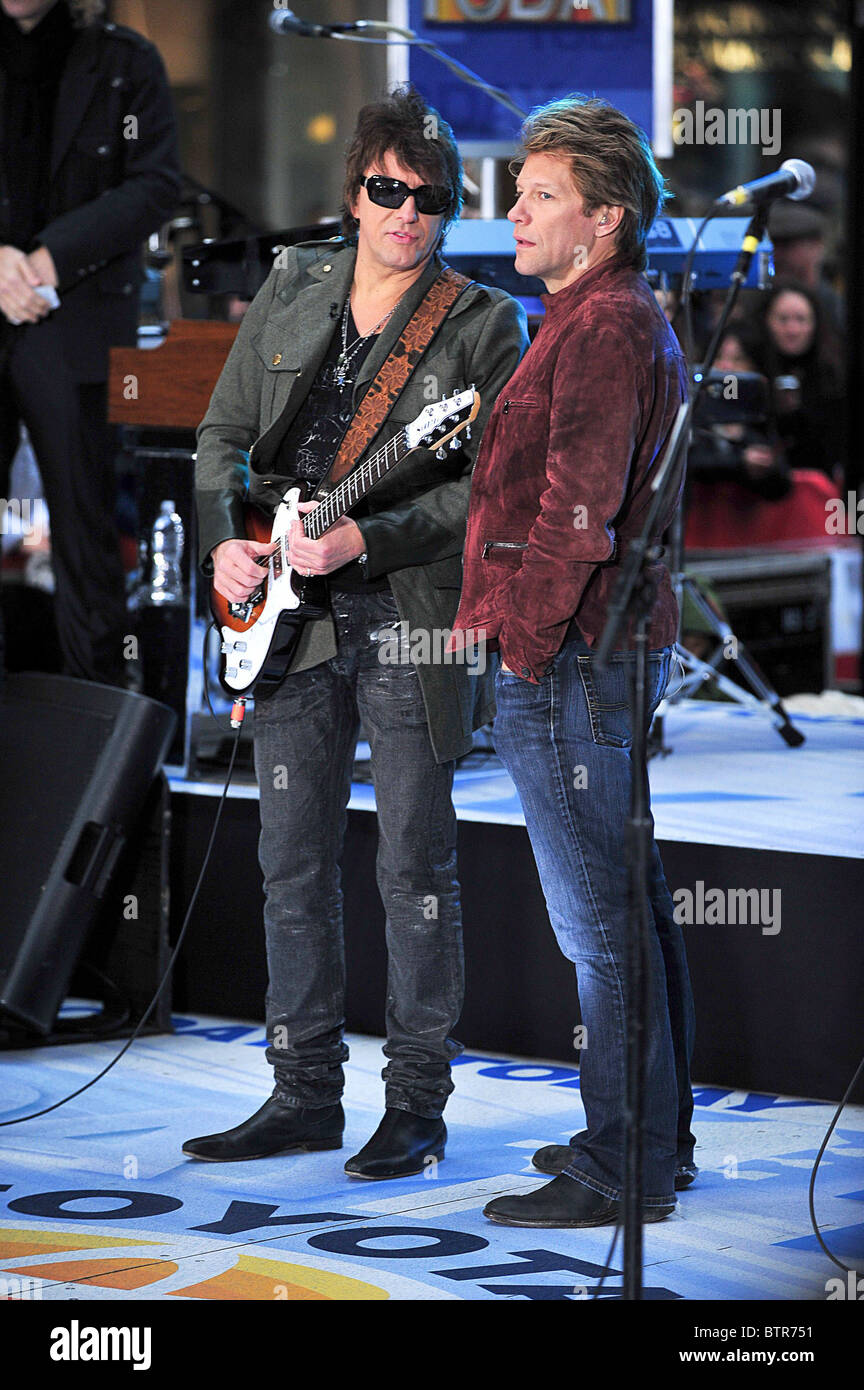 NBC Today Show Concert avec Bon Jovi Banque D'Images