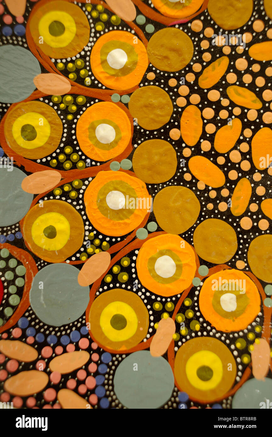 L'Australie, les arts autochtones Banque D'Images