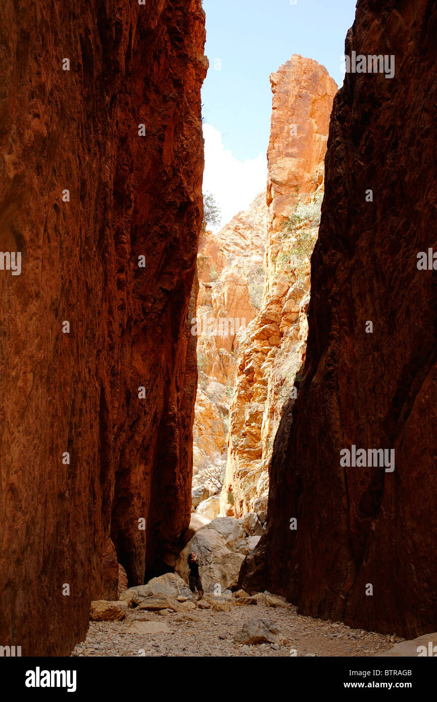 L'Australie, Standley Chasm, Rock Formation Banque D'Images