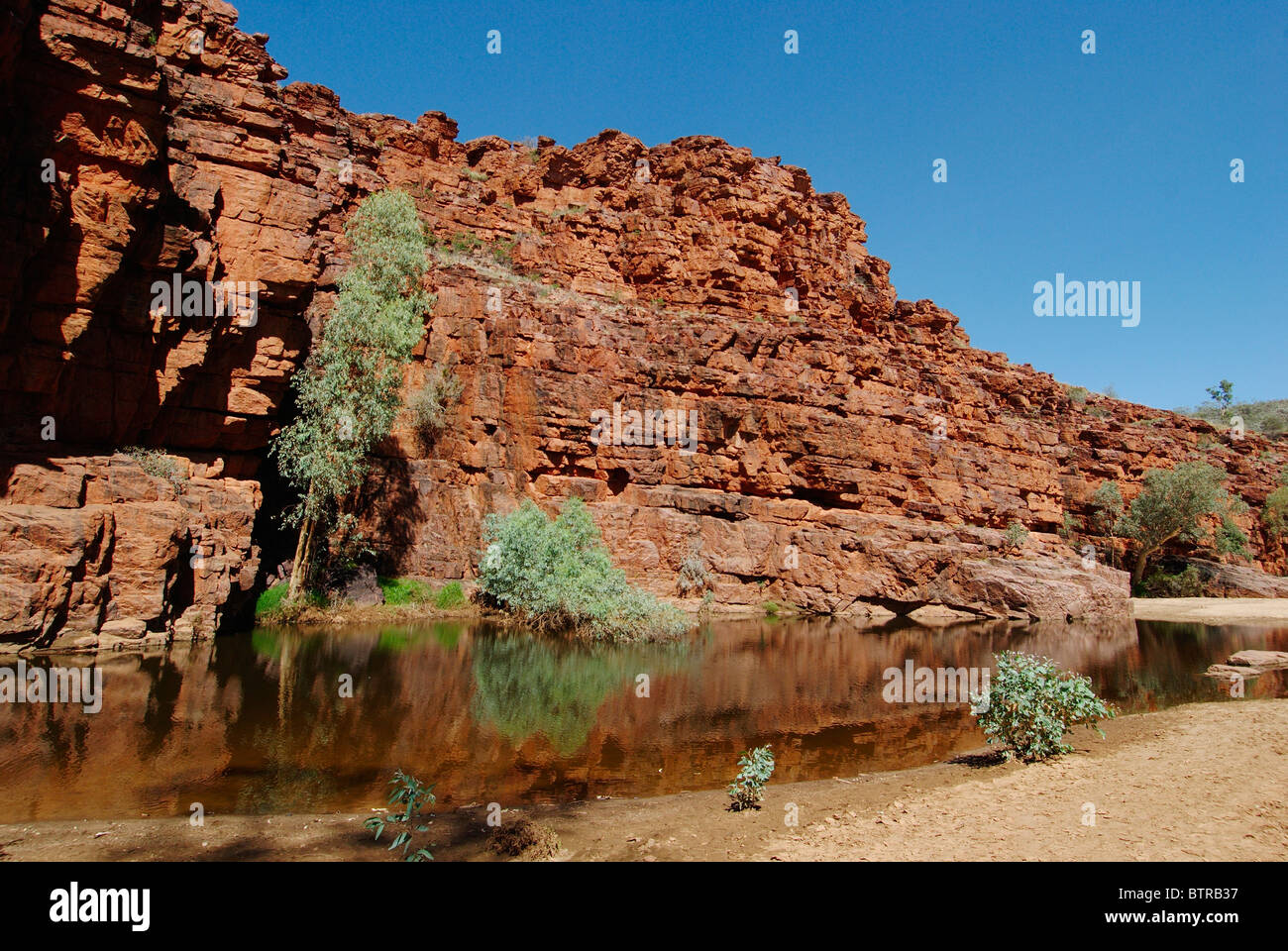 L'Australie, Trephina Gorge, Rock Formation Banque D'Images