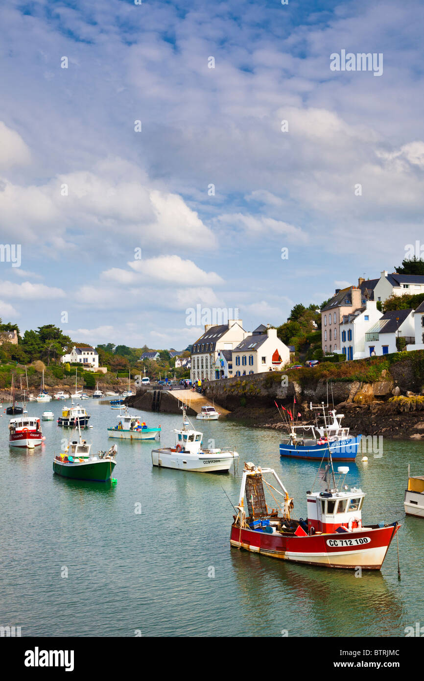 Port de Doelan, Finistère, Bretagne, France, Europe Banque D'Images