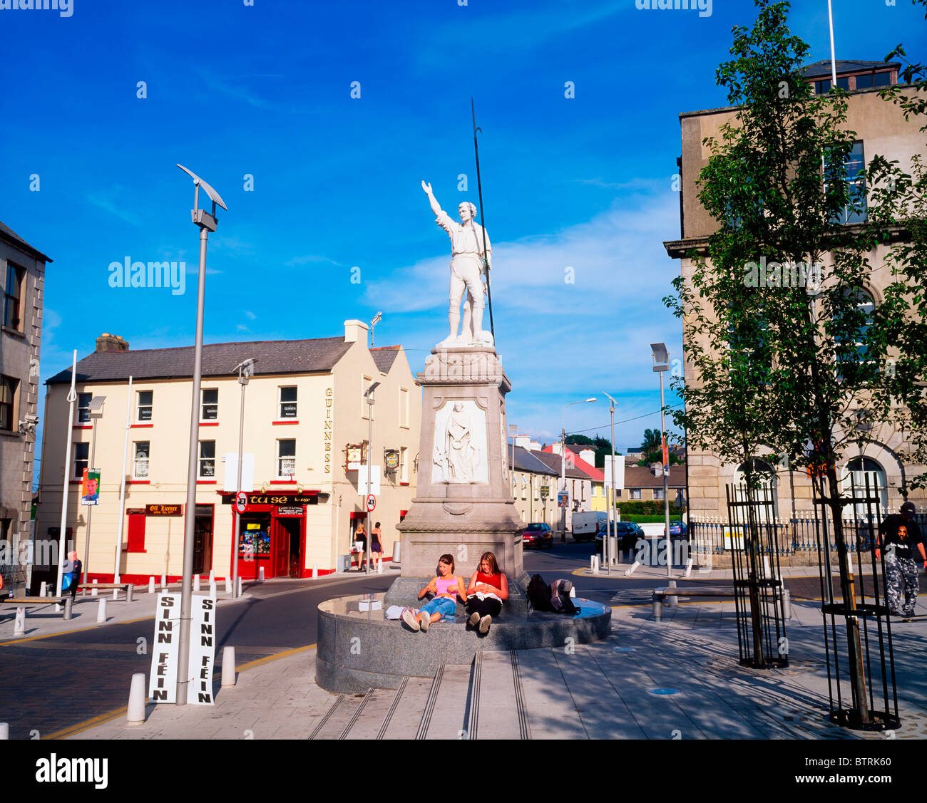 Co Wicklow, Wicklow, Irlande ; Monument de Billy Byrne et l'Insurrection de 1798 Banque D'Images