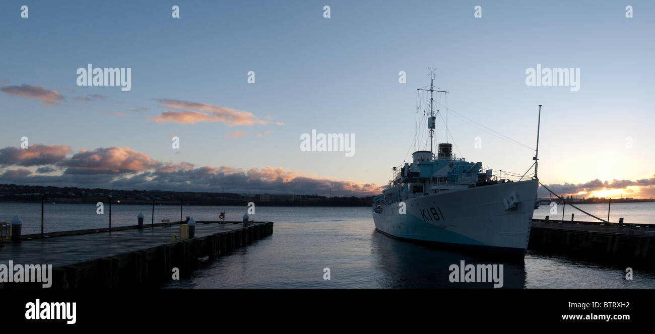 L'ancien NCSM SACKVILLE, la dernière corvette de classe Flower. Banque D'Images