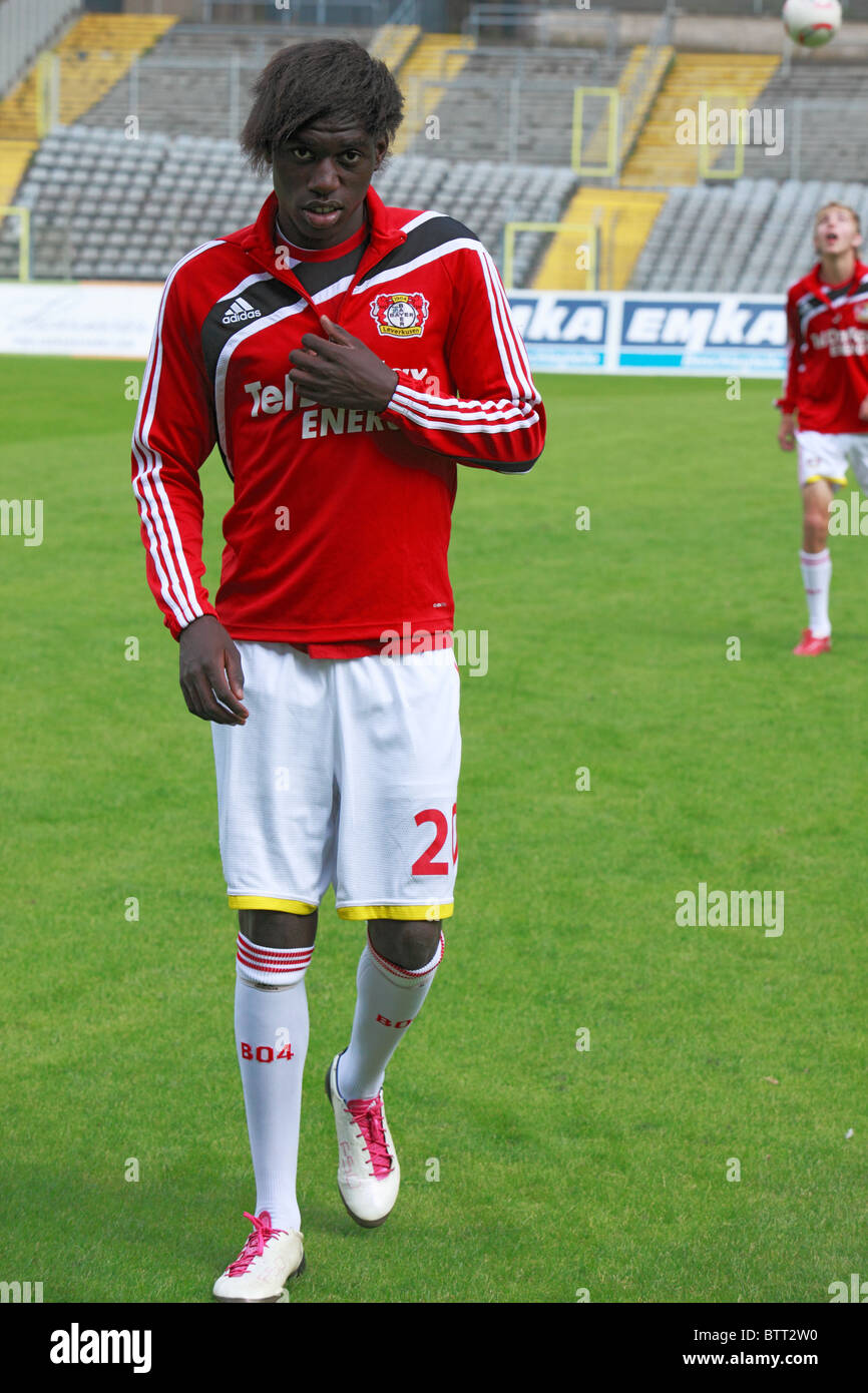 Sports, football, Bundesliga, 2010/2011, match amical 2010, Bayer Leverkusen 04 contre le FC Schalke 04 4:0, stade Am Zoo de Wuppertal, Danny Da Costa (Bayer) Banque D'Images