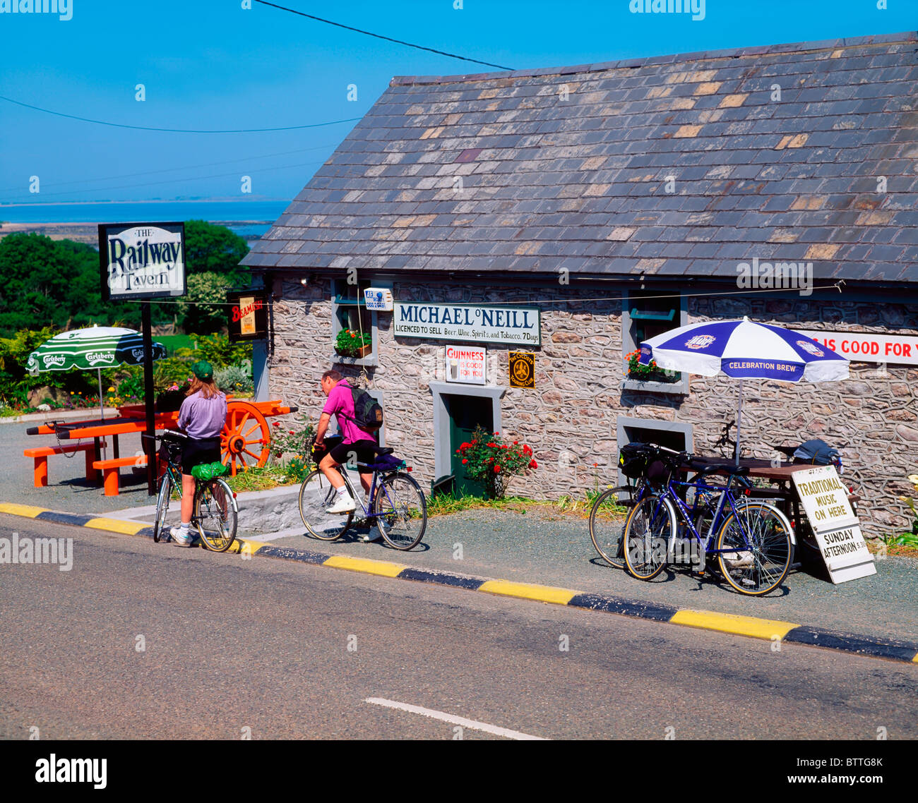 La taverne, près de Camp, péninsule de Dingle, Co Kerry, Ireland Banque D'Images
