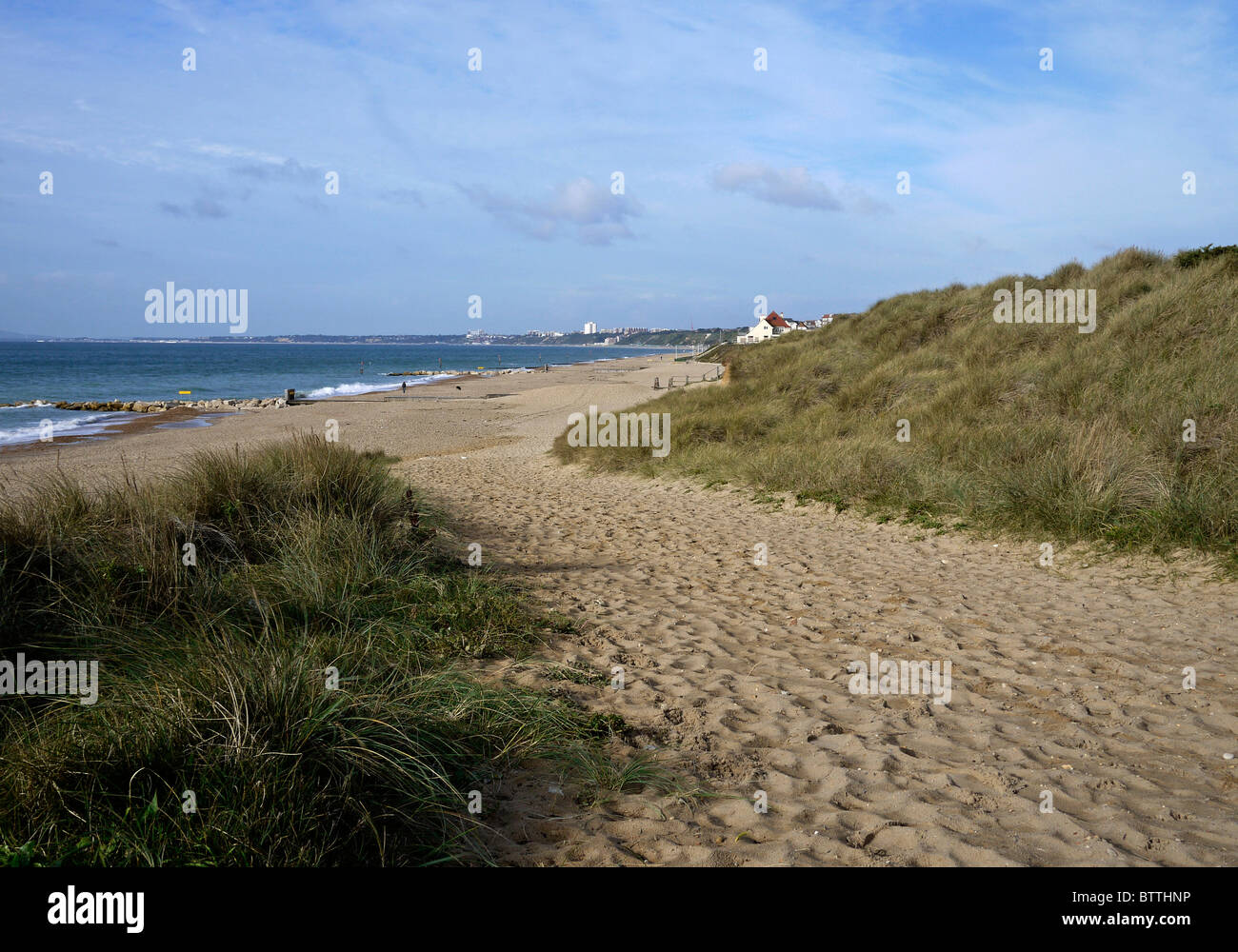 Plage de Southbourne, Bournemouth, Dorset, UK Banque D'Images