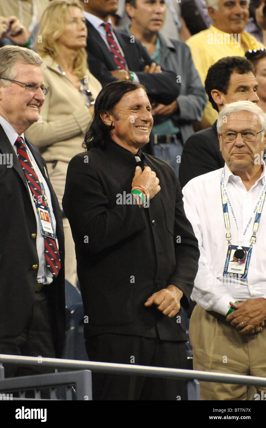 Les hommes de l'US OPEN 2009 Finale du Tournoi de tennis Banque D'Images