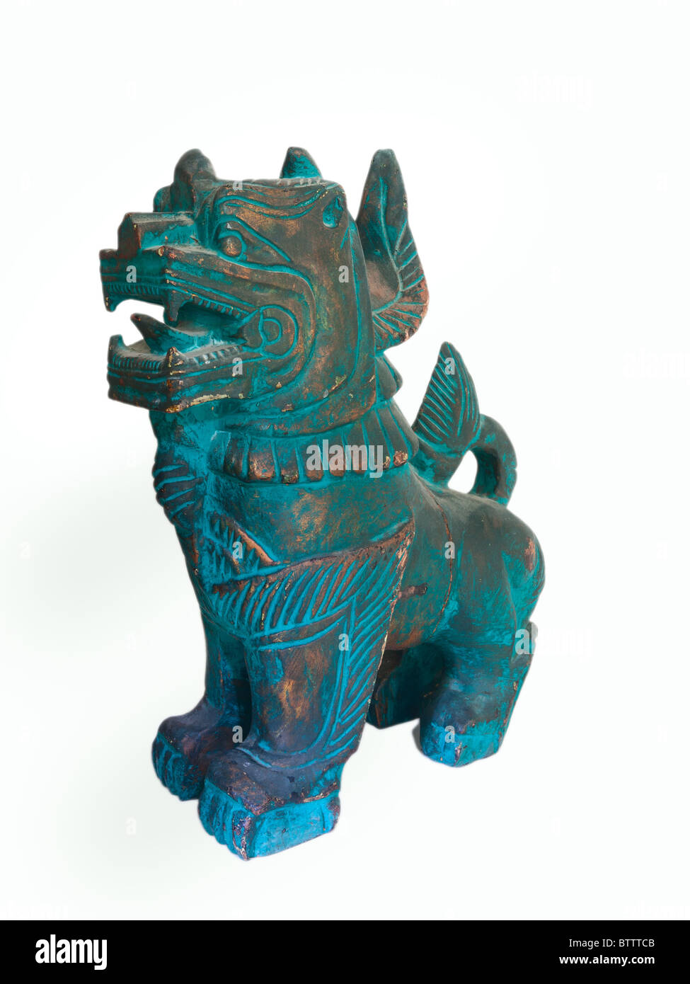 Lion d'Asie Ornament Banque D'Images