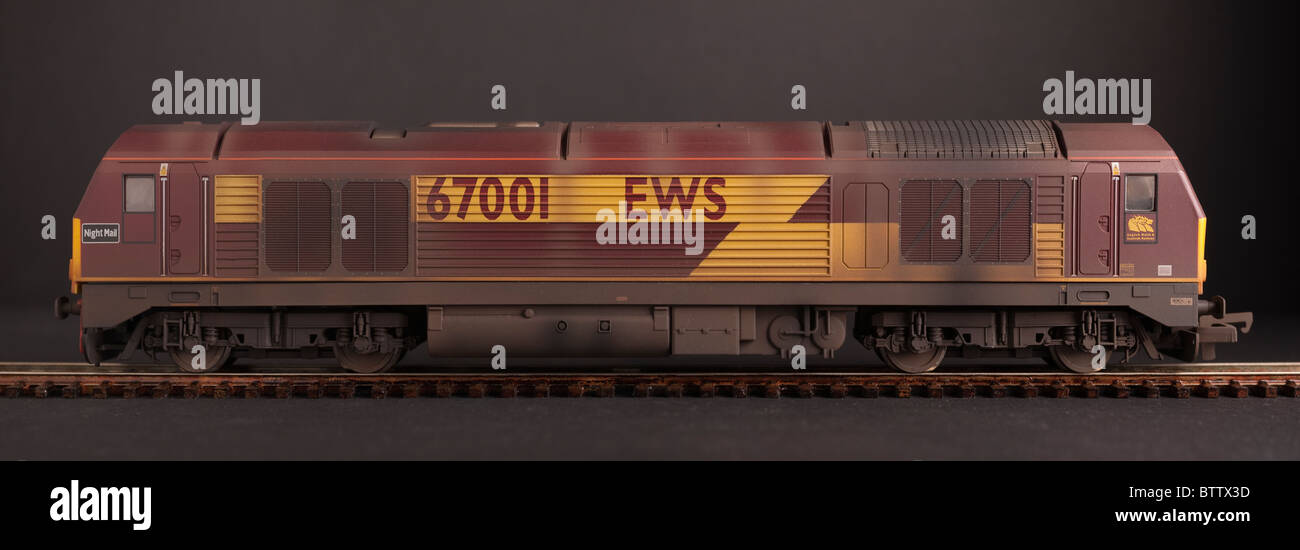 Locomotive Diesel de la classe 67 dans l'état Banque D'Images