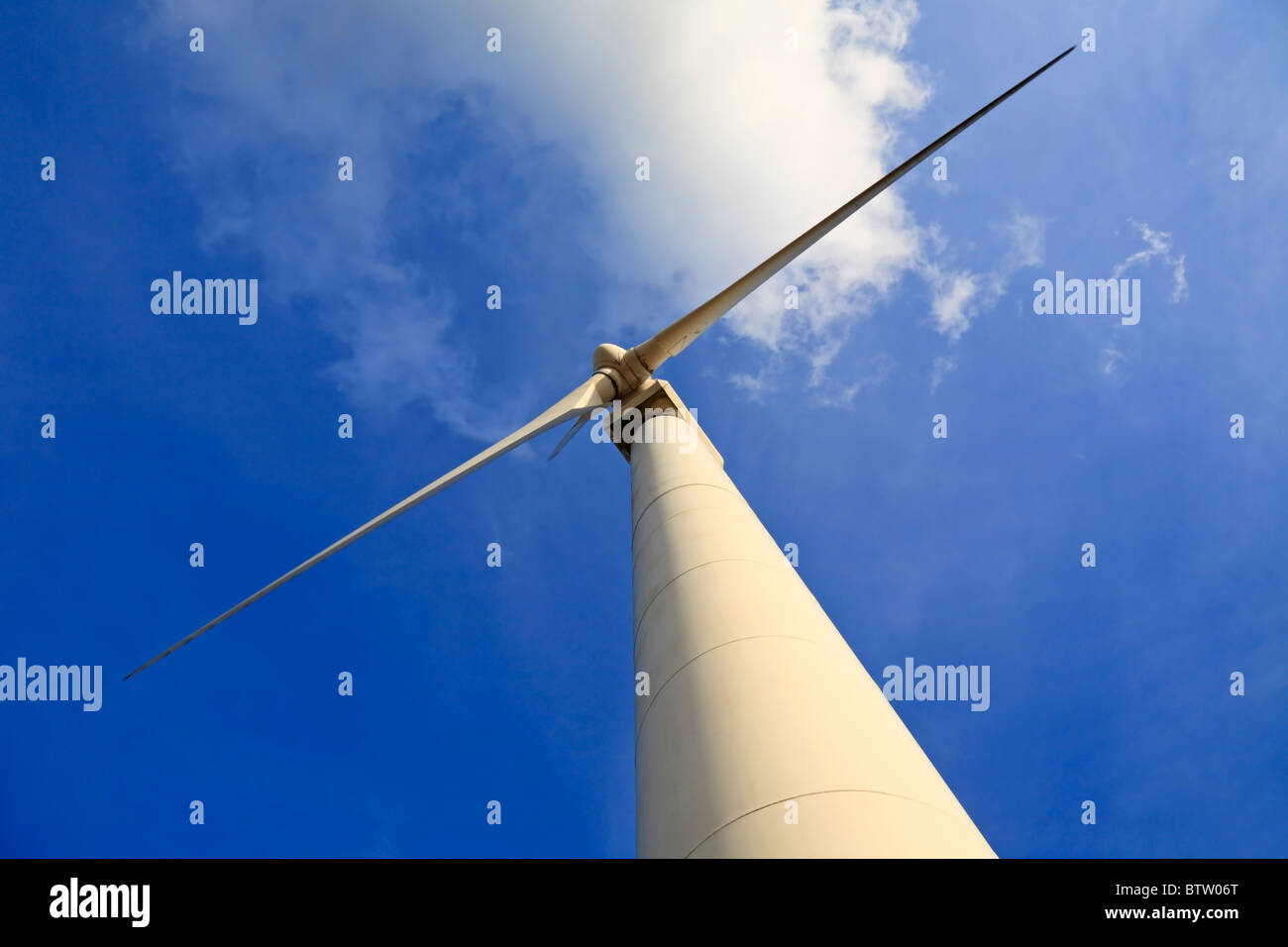 Ovenden Moor Wind Farm, Ovenden, Halifax, West Yorkshire, Angleterre, Royaume-Uni. Banque D'Images