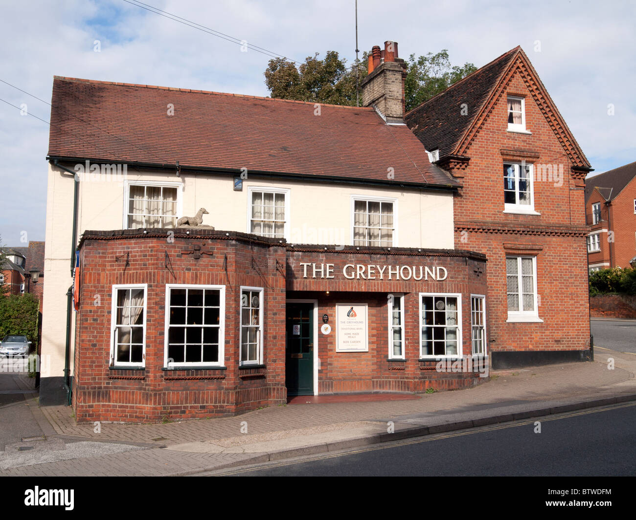 Le Greyhound pub à Ipswich Suffolk Angleterre Royaume-uni. Banque D'Images