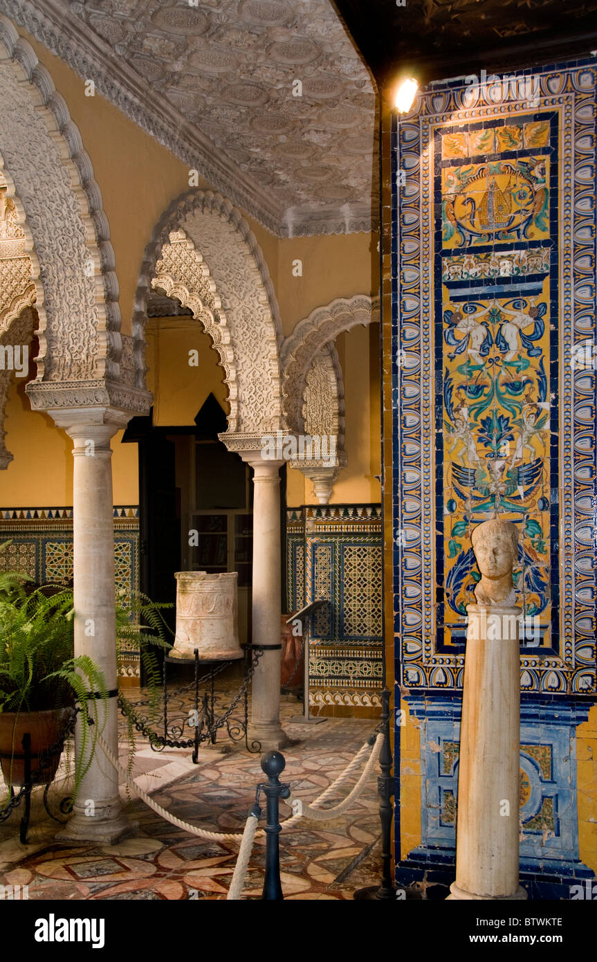 Palais de la Comtesse de Lebrija Palacio de la Condesa de Lebrija Séville espagne andalousie Espagnol Banque D'Images