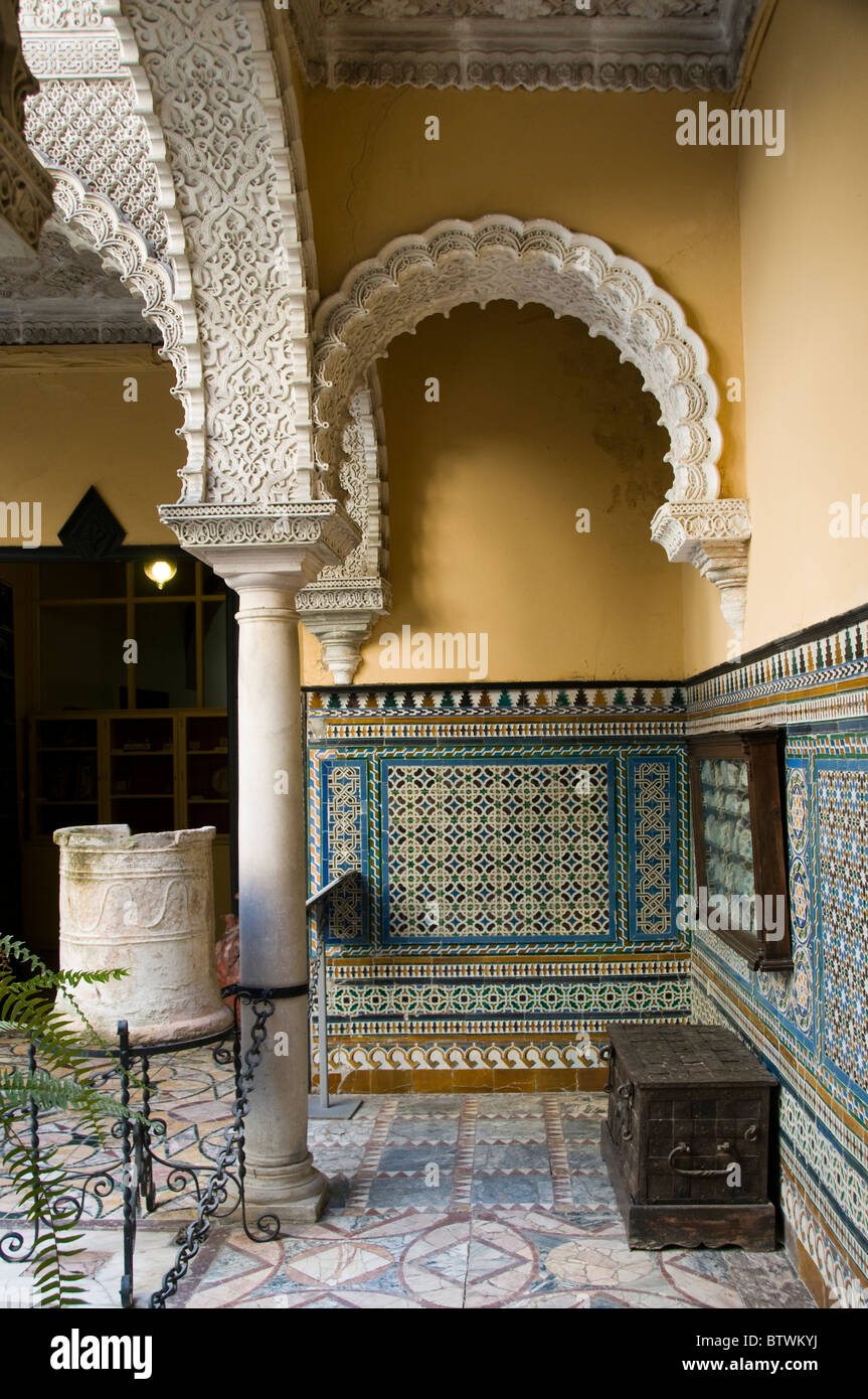 Palais de la Comtesse de Lebrija Palacio de la Condesa de Lebrija Séville espagne andalousie Espagnol Banque D'Images