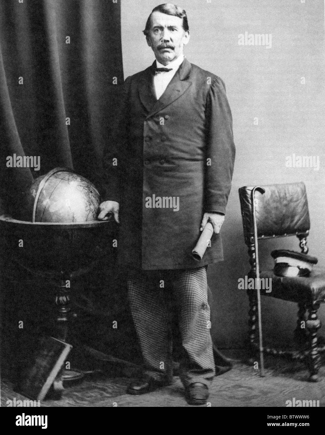 DAVID Livingstone (1813-1873) médecin missionnaire et explorateur écossais sur 1857 Banque D'Images