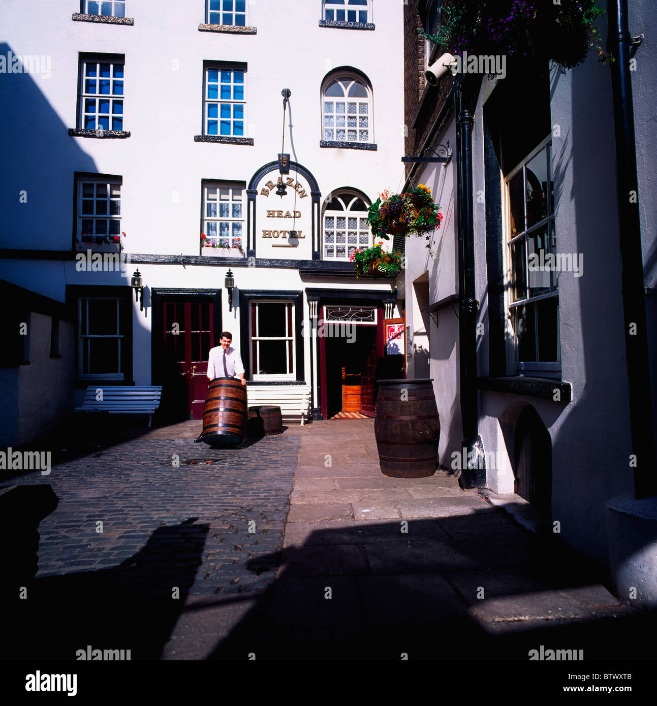 La tête d'airain, Dublin, Dublin, Irlande, le plus vieux pub d'Irlande Banque D'Images