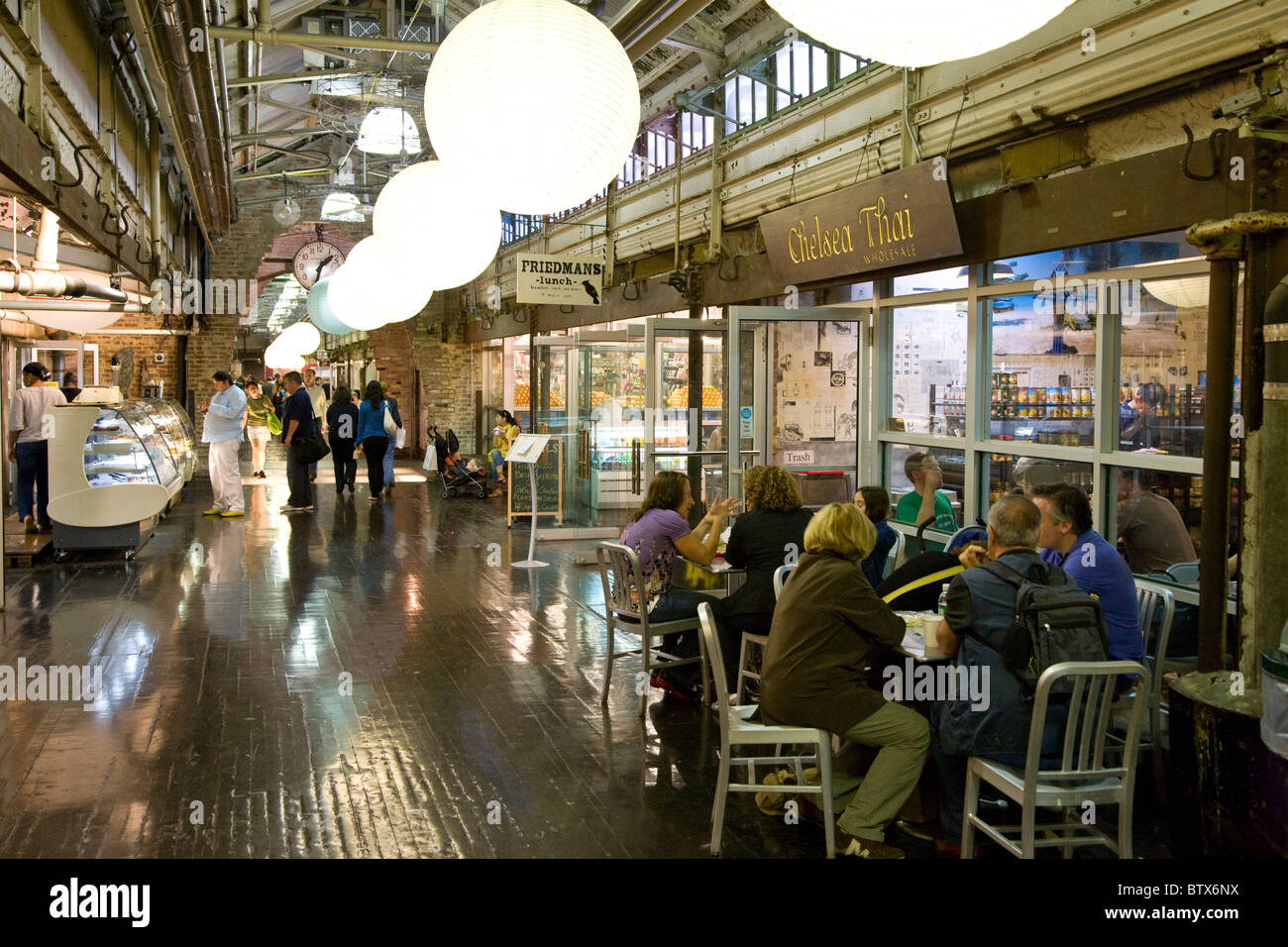 Chelsea Market dans ancien entrepôt à Chelsea Banque D'Images