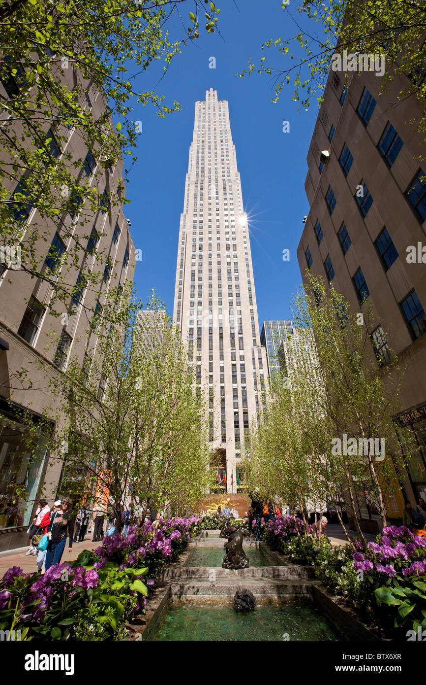 New york city rockefeller center Banque de photographies et d’images à ...