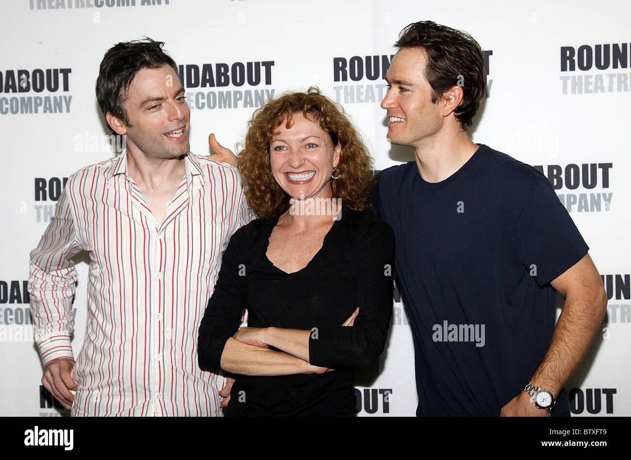 L'UNDERSTUDY Broadway Cast Photo Op Banque D'Images