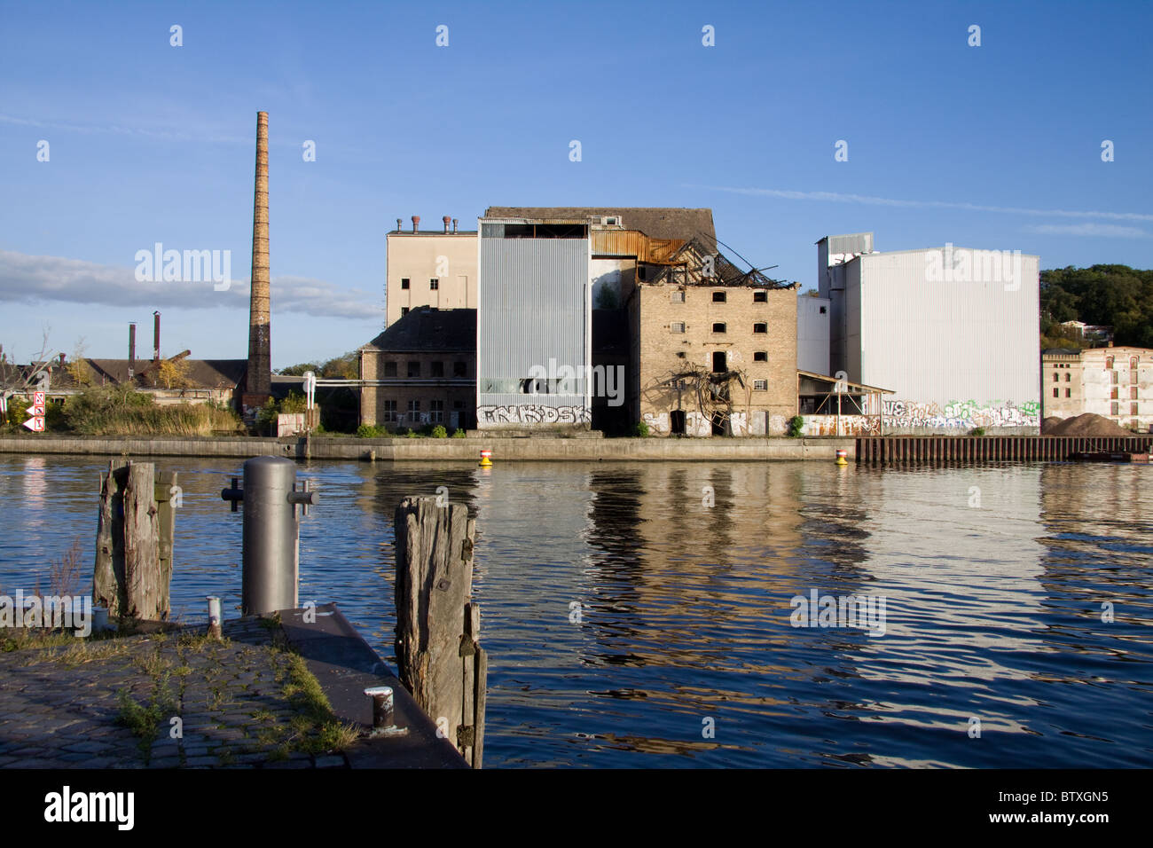 Les friches industrielles Banque D'Images