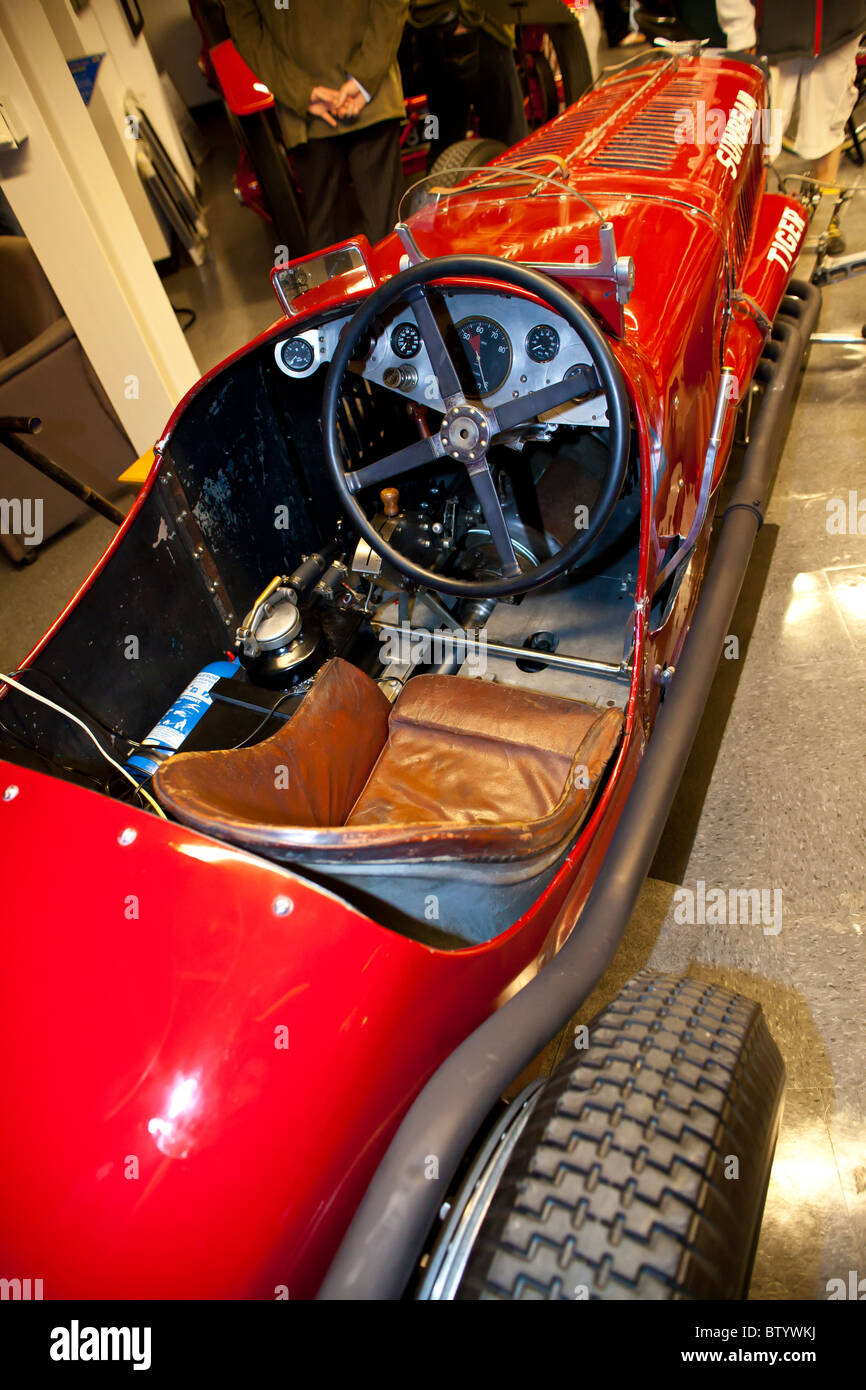 1925 Sunbeam Tiger record du monde de vitesse au sol à la voiture Collection Mallya à Sausalito en Californie avec 4 litres V12 4 arbre à cames en tête Banque D'Images