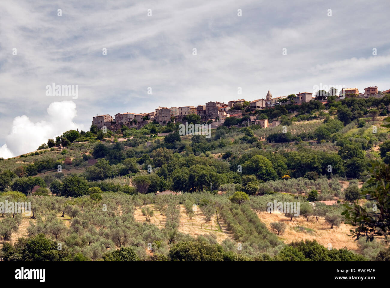 Largo Corbara, Ombrie, Italie Banque D'Images