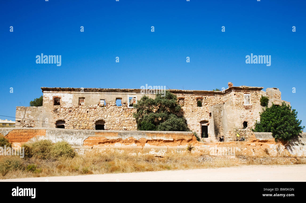 Les ruines de Saint François monastère, Portimao, Algarve, Portugal. Banque D'Images