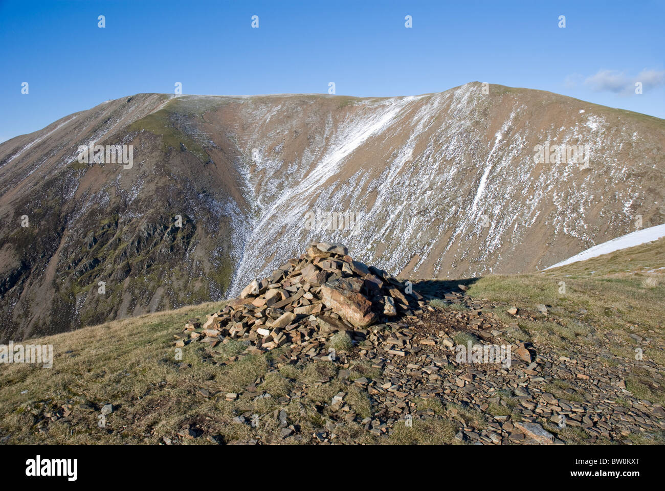 De Grasmoor Whiteless Edge, Lake District, Cumbria Banque D'Images