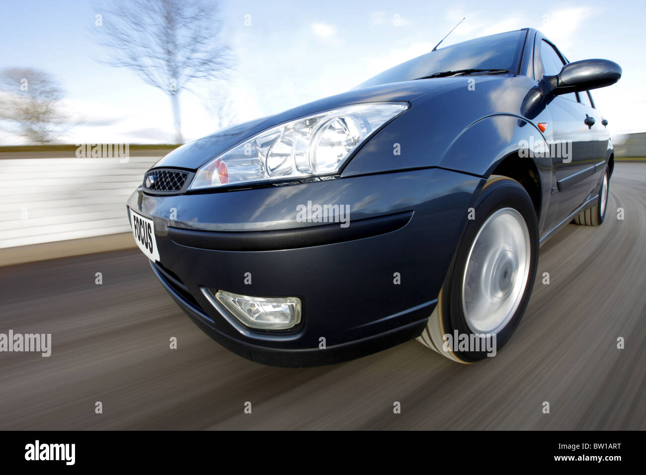 2004, la Ford Focus Zetec 1.6. Voiture Ford Focus, Northamptonshire, Angleterre. Banque D'Images