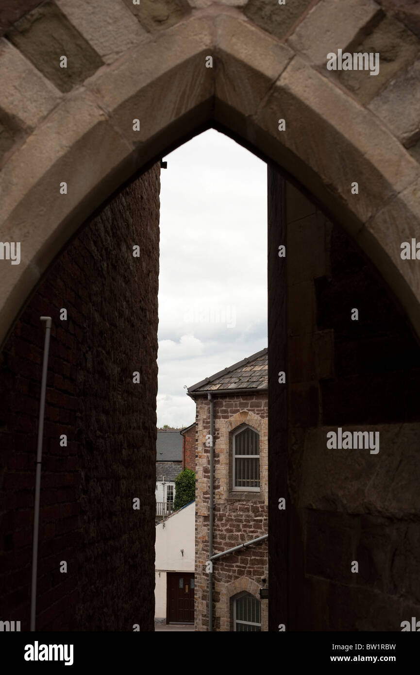 Arche en pierre Ross-On-Wye Herefordshire UK Banque D'Images