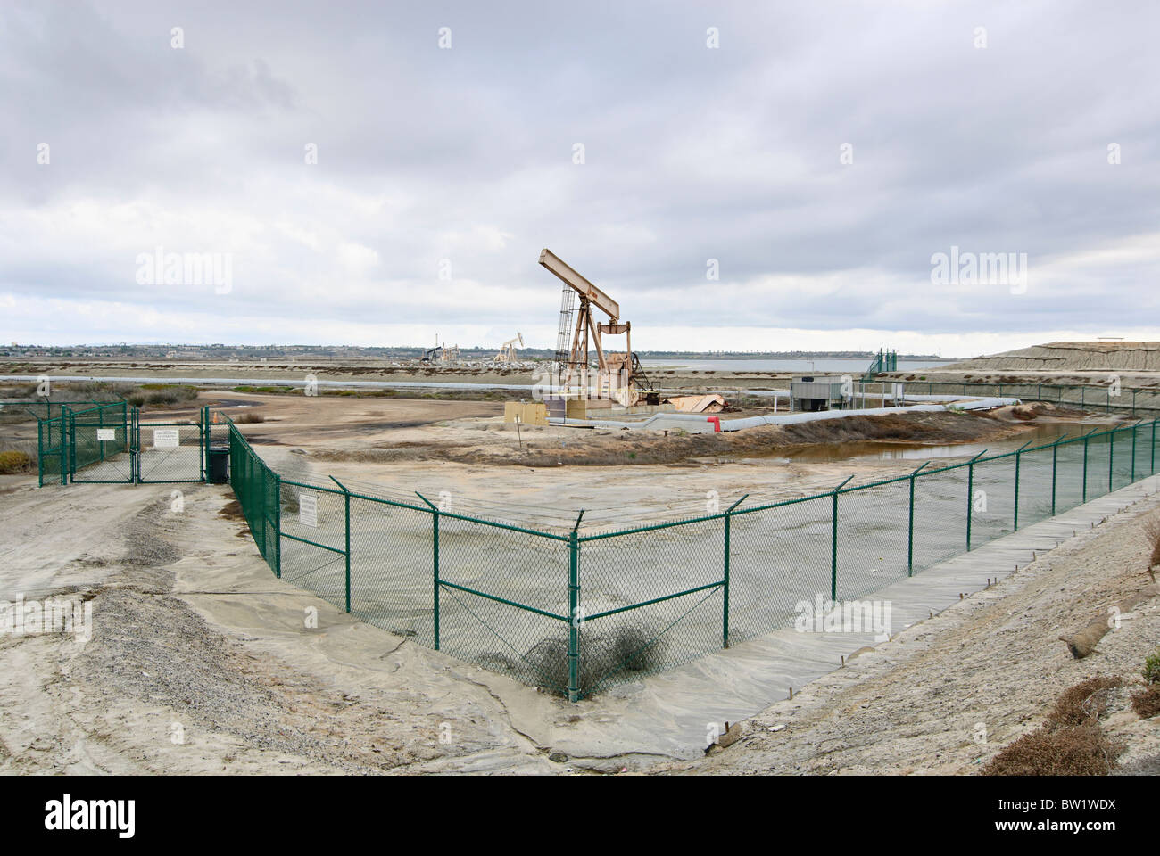 La réserve écologique de Bolsa Chica Wetlands. Banque D'Images