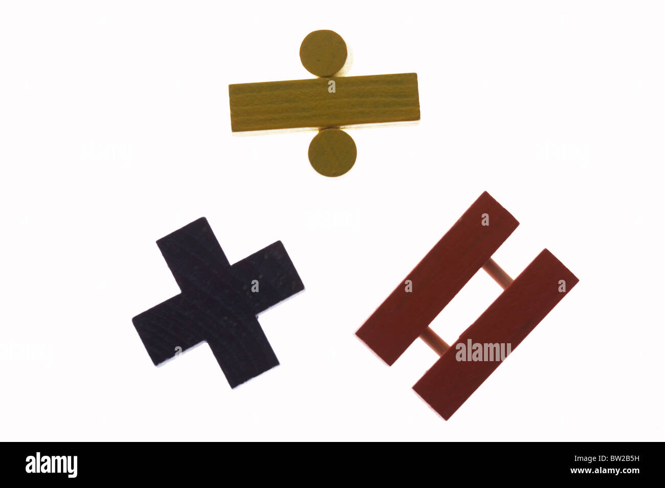 Signes de Maths Banque D'Images