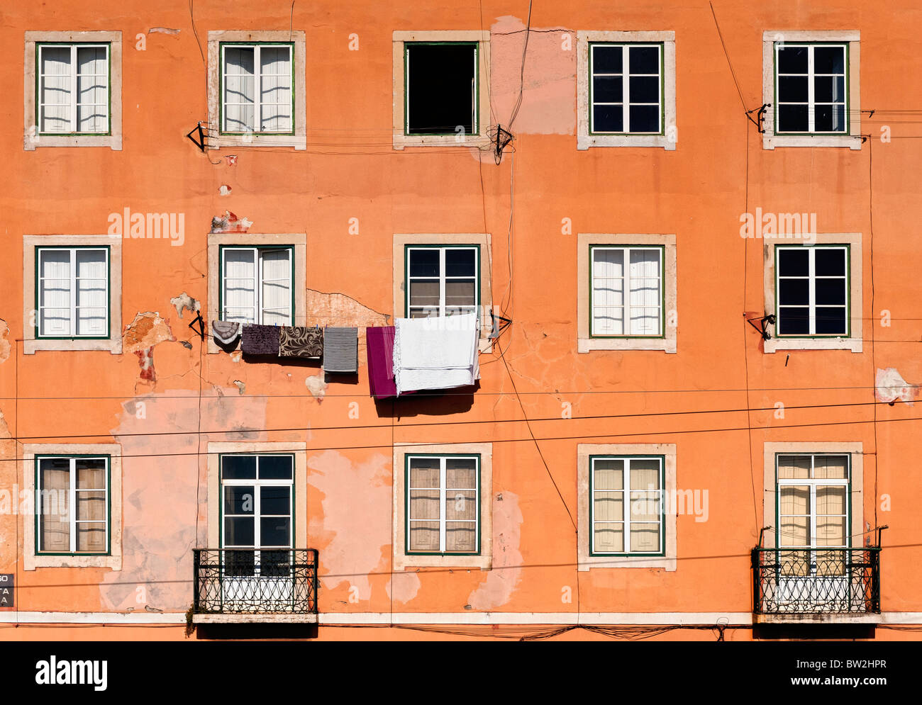 Immeuble à Appartements Lisbonne Portugal Banque D'Images