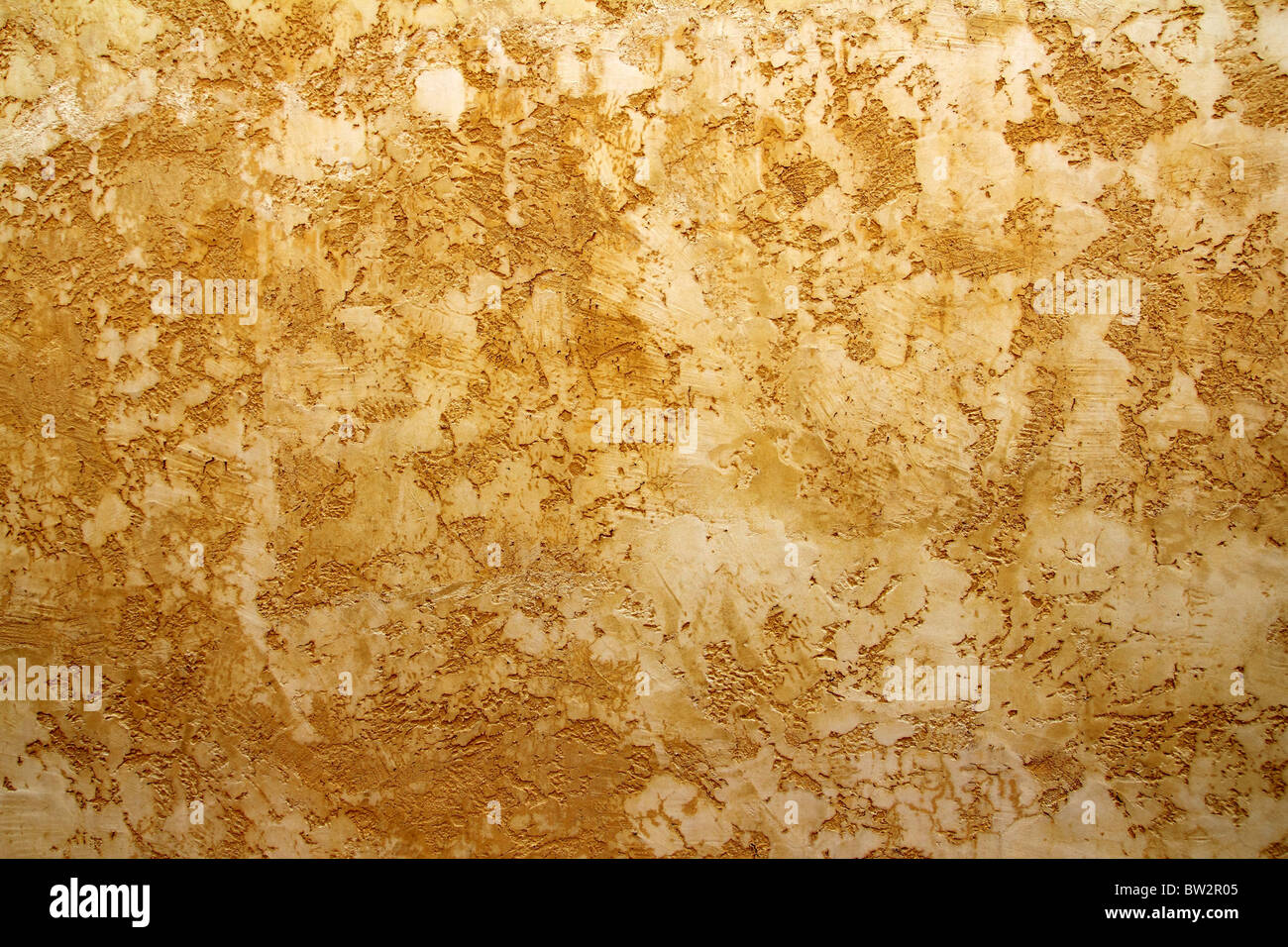 Jaune ocre wall texture grunge fond dans maison méditerranéenne Banque D'Images