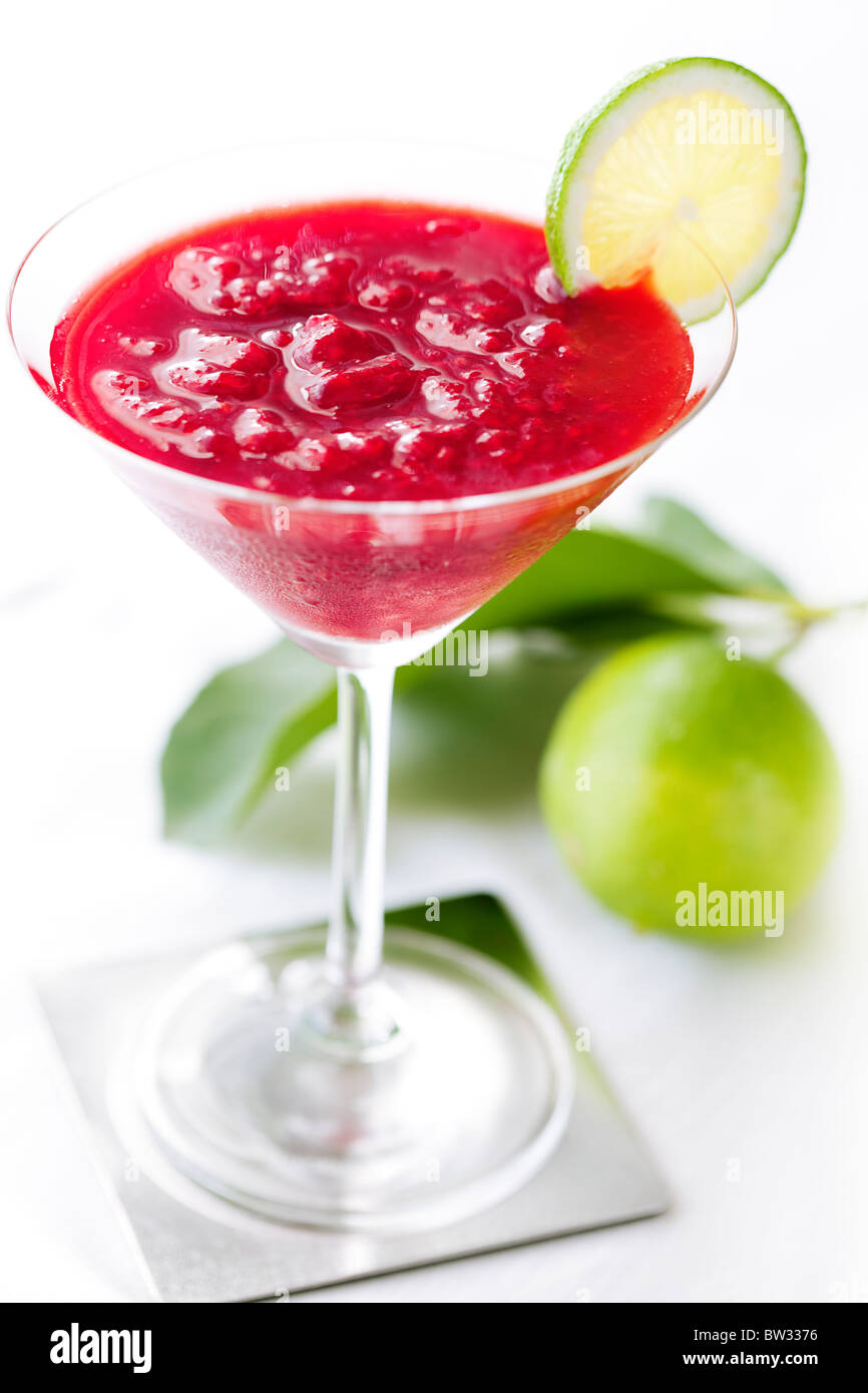 Daquiri framboise Banque D'Images