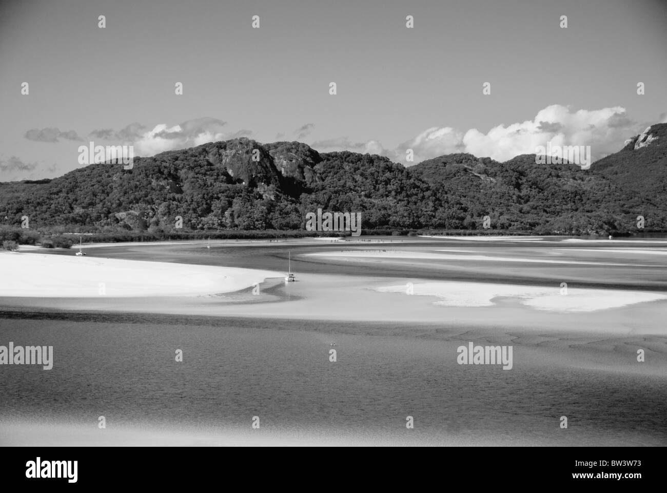 Whitehaven Beach dans l'archipel des Whitsundays, Queensland, Australie Banque D'Images