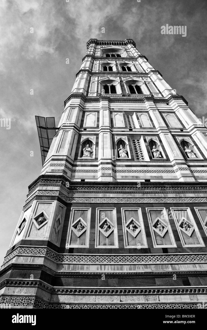 Détail architectural de la Piazza del Duomo à Florence, Italie Banque D'Images