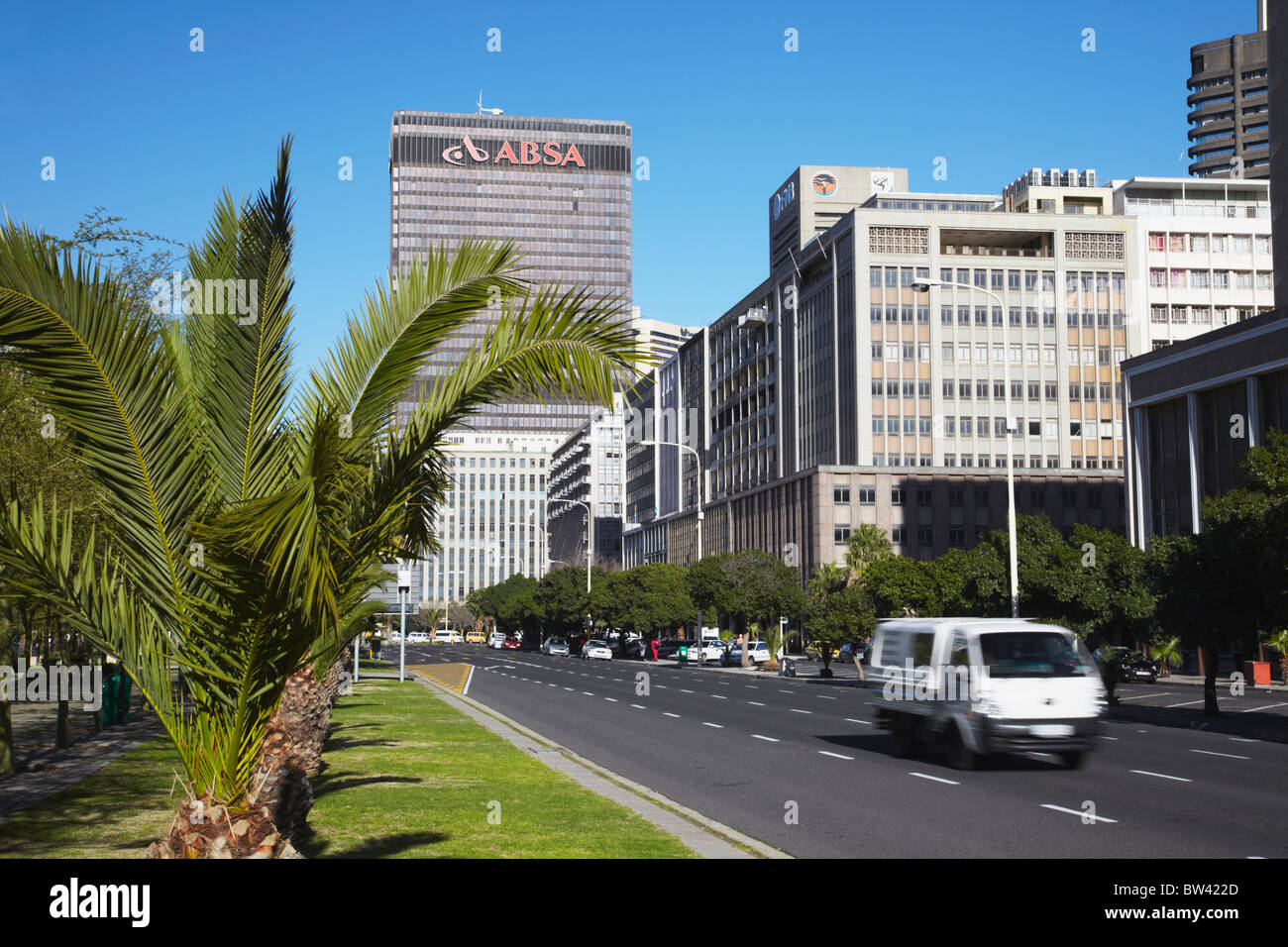 Adderley Street, City Bowl, Cape Town, Western Cape, Afrique du Sud Banque D'Images