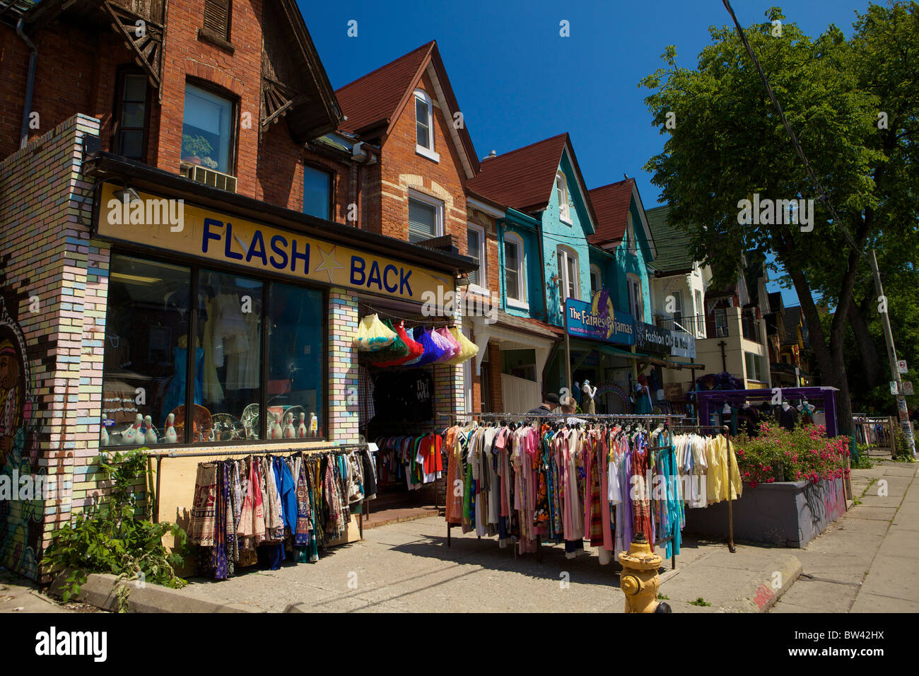 Kensington Market district, Toronto, Ontario, Canada Banque D'Images