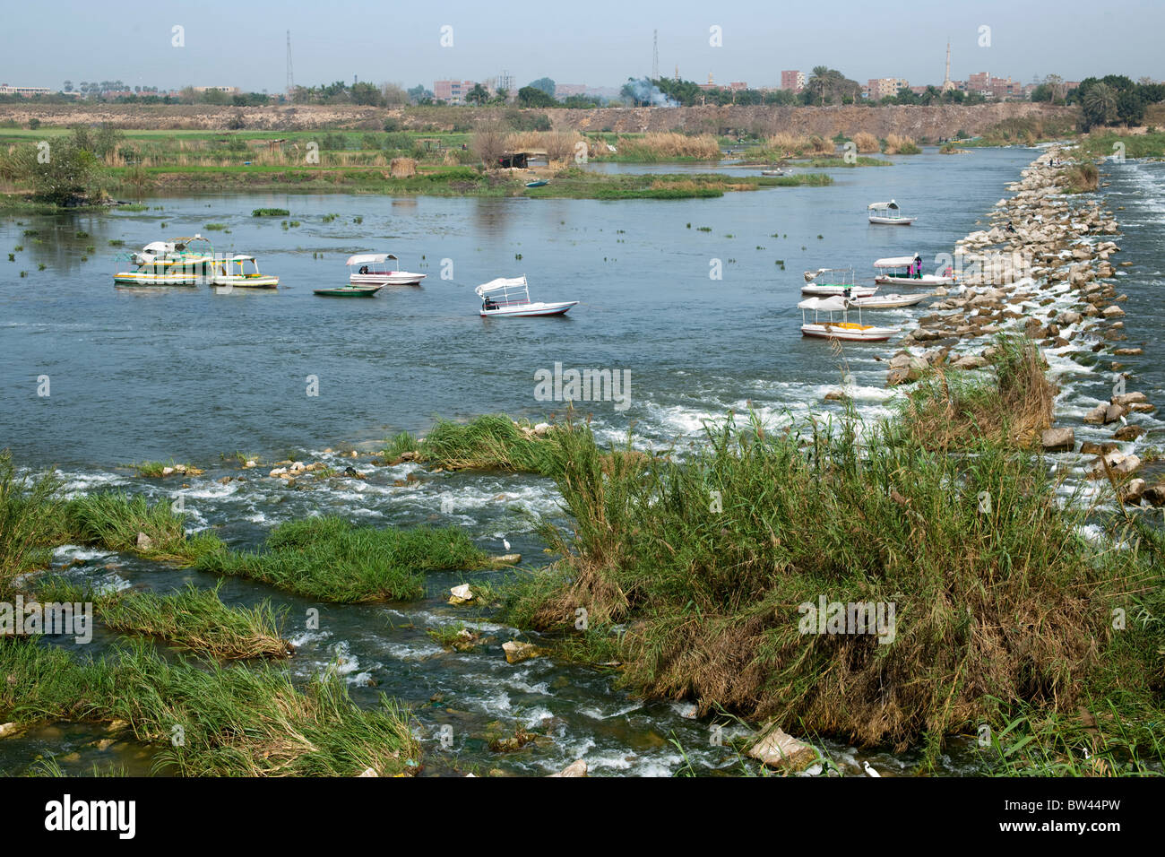 Aegypten, Kairo, Qanater (Kanater), barrages du Nil, besonders am Wochenende ein beliebtes Ausflugsziel Banque D'Images